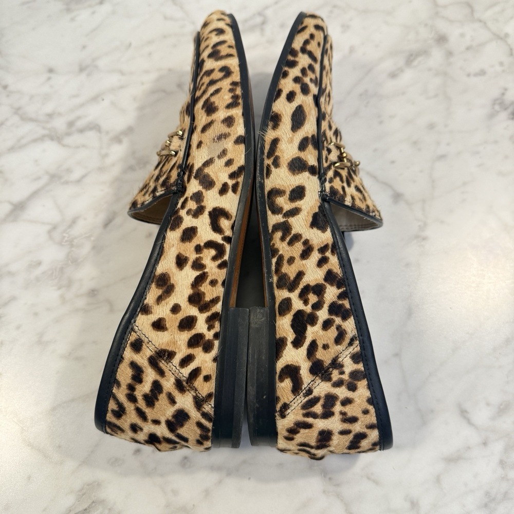Sam Edelman Loraine Horsebit Cheetah Print Loafers Shoes Women Size 8.5 - Picture 9 of 9